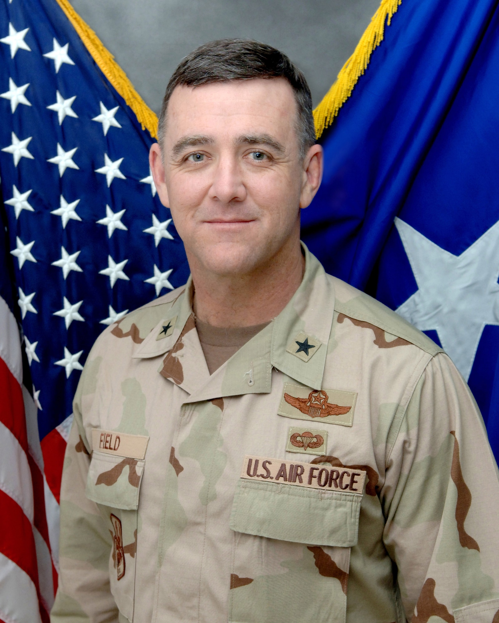 BALAD AIR BASE, Iraq - Brig. Gen. Burton M. Field has been selected to command the Airmen of the 332nd Air Expedtionary Wing at Balad AB during a year-long tour beginning in July. He currently commands the 1st Fighter Wing at Langley Air Force Base, Va. The general is a command pilot with more than 3,200 hours in the F-16 and is also a qualified F-22 Raptor pilot. (U.S. Air Force photo/Staff Sgt. Michael R. Holzworth)