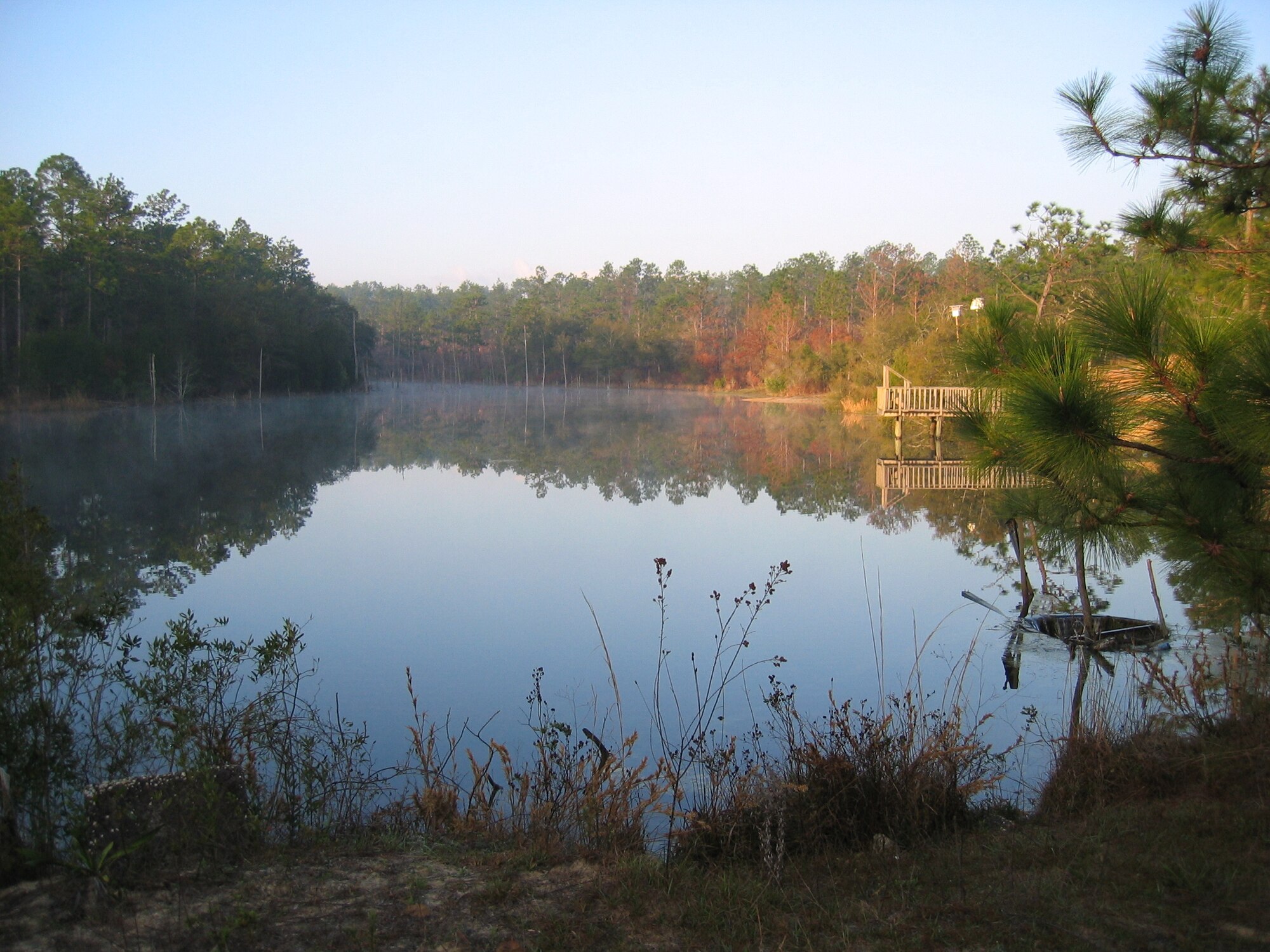 EGLIN AIR FORCE BASE, Fla. -- Scenic Northwest Florida views will be along the trails of the 6th Ranger Training Battalion Swamp Run scheduled for May 6. The 6th RTB, stationed at Auxiliary Field 6 on the Eglin Air Force Base military reservation, will be hosting a 5k and 10k race in conjunction with the Ranger Camp's annual Open House event. Demonstrations will include rappelling, weapons, parachute as well as boat and reptile displays. Those interested in the open house or the run can find more information as well as pre-registration information at www.swamprangers.com and click on the "Ranger Run" tab. Participants can pre-register on-line or by mail before April 30 for $15. After pre-registration deadline, participants can still register until race time for $20. (Photo by U.S. Army Capt. Kevin Capozzoli)