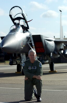 Brig. Gen. Robert P. Steel, 48th Fighter Wing commander at Royal Air Force Lakenheath, England. (U.S. Air Force photo)