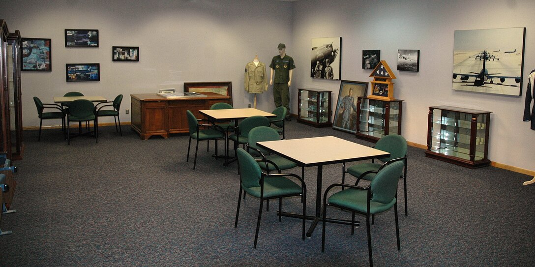 The 28th Bomb Wing Airman Leadership School heritage room and the 28th Bomb Wing Security Forces Squadron heritage room are just two of the many heritage rooms throughout Ellsworth AFB that represent our Air Force and their unit’s past heritage.  Heritage rooms are maintained Air Force wide as a constant reminder of those who have paved the way for today’s military forces.  (U.S. Air Force photo by Amn Nathan Riley)