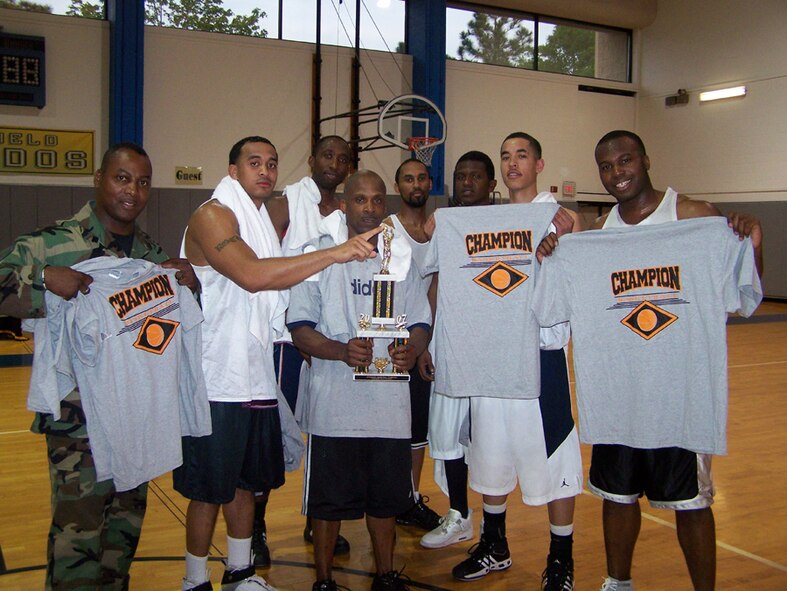 The 1st Special Operations Logistic Readiness Squadron took the 2006-2007 intramural basketball championship title during the last game of the season April 4. (Courtesy photo)