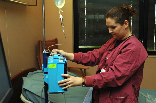 1st Lt. Jennifer McGough's, Nellis Air Force Base Warrior of the Week, is an inpatient obstetrics element chief for the 99th Medial Operations Squadron.