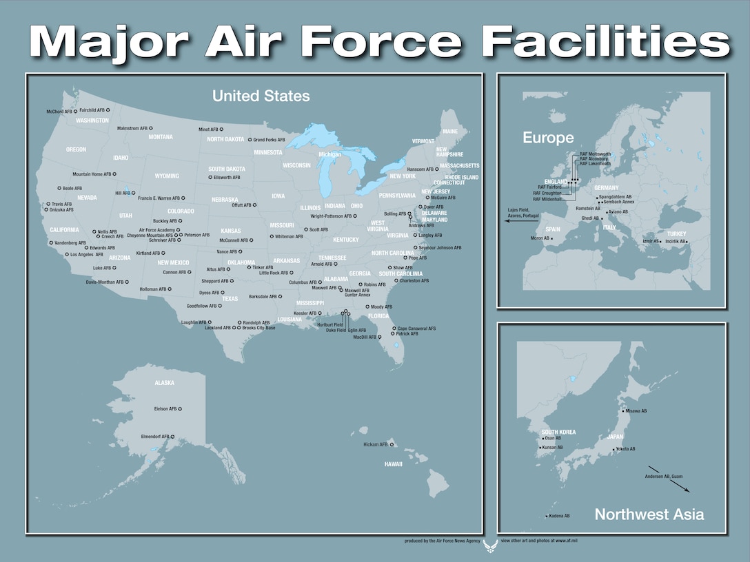 Us Air Force Bases Germany Map 