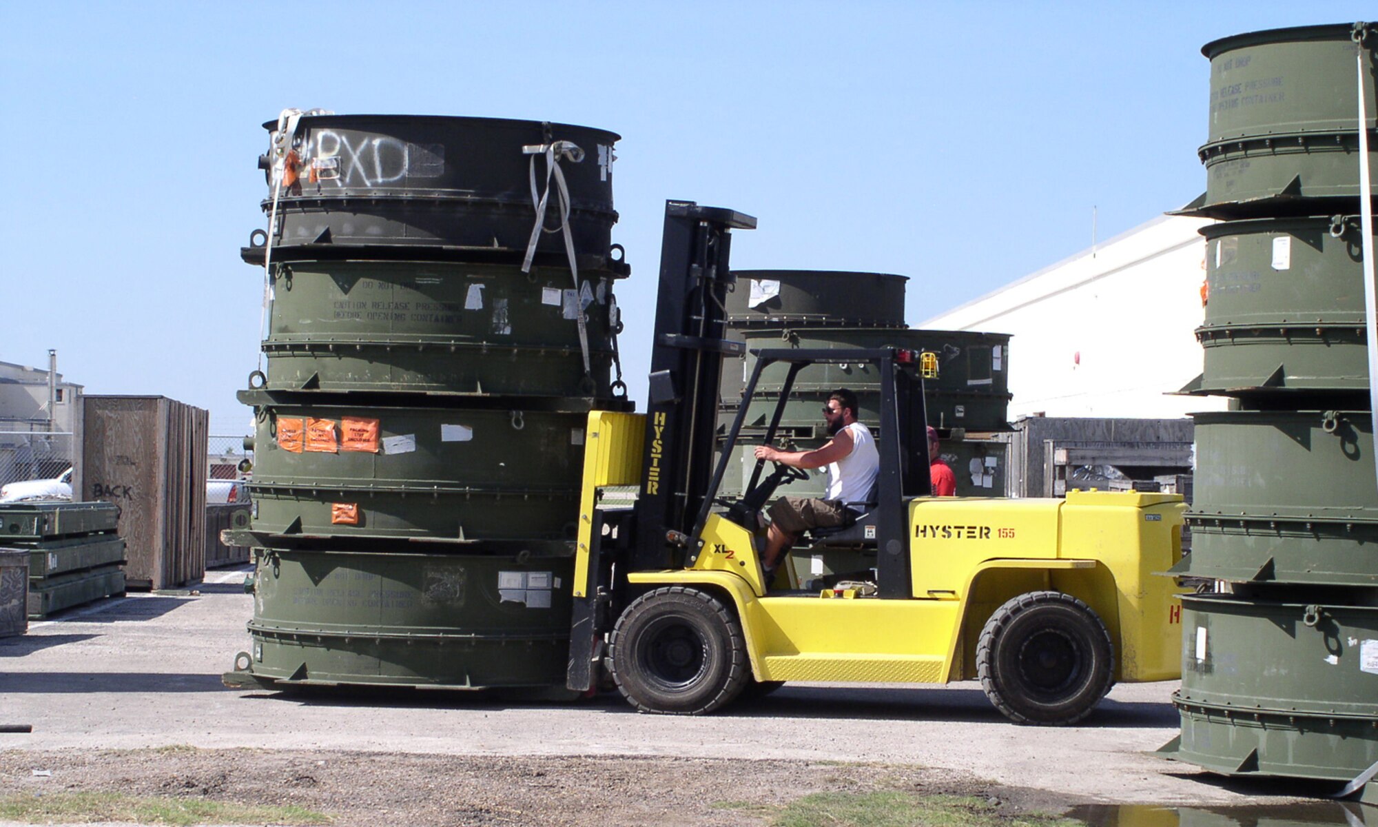 OSAN AIR BASE, Republic of Korea --  The Deployable Distribution Center is capable of handling all types and sizes of material. (Courtesy photo)