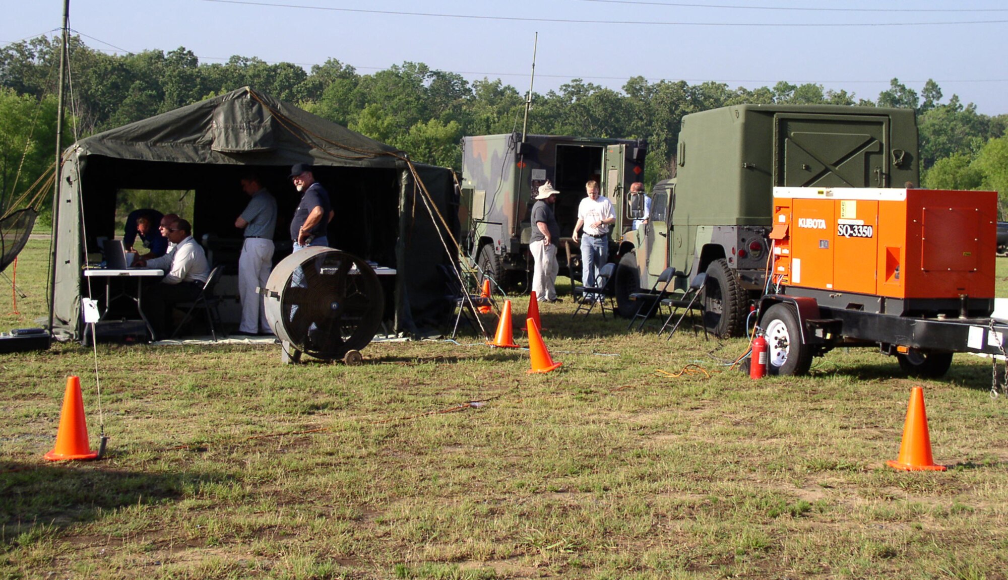 OSAN AIR BASE, Republic of Korea --  The Deployable Distribution Center is fully deployable and capable of handling a large amount of materiel and providing the same information to the customer that a permanent installation provides. (Courtesy photo)