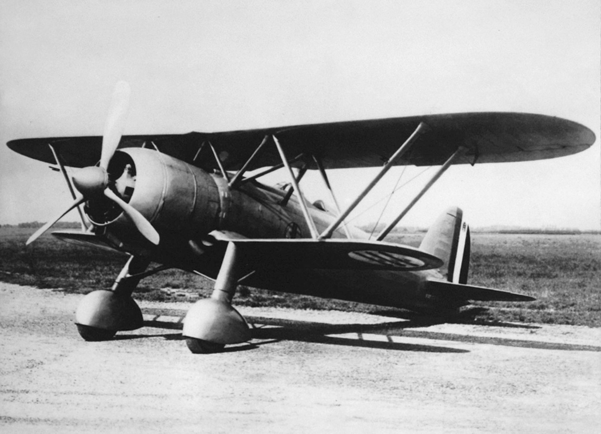 Many CR-42 pilots were killed while flying this obsolete biplane fighter
against modern Allied types. (U.S. Air Force photo)