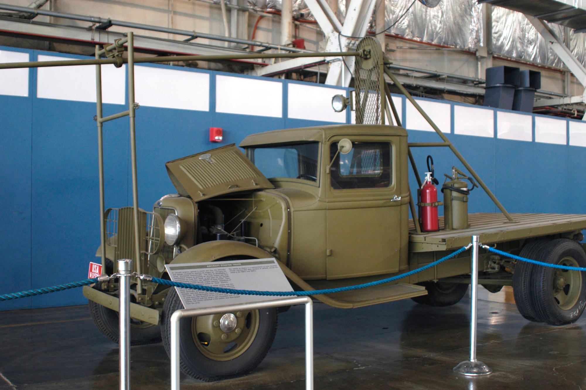 DAYTON, Ohio -- Aircraft Starter Truck on display in the Presidential Gallery at the National Museum of the United States Air Force. (U.S. Air Force photo)