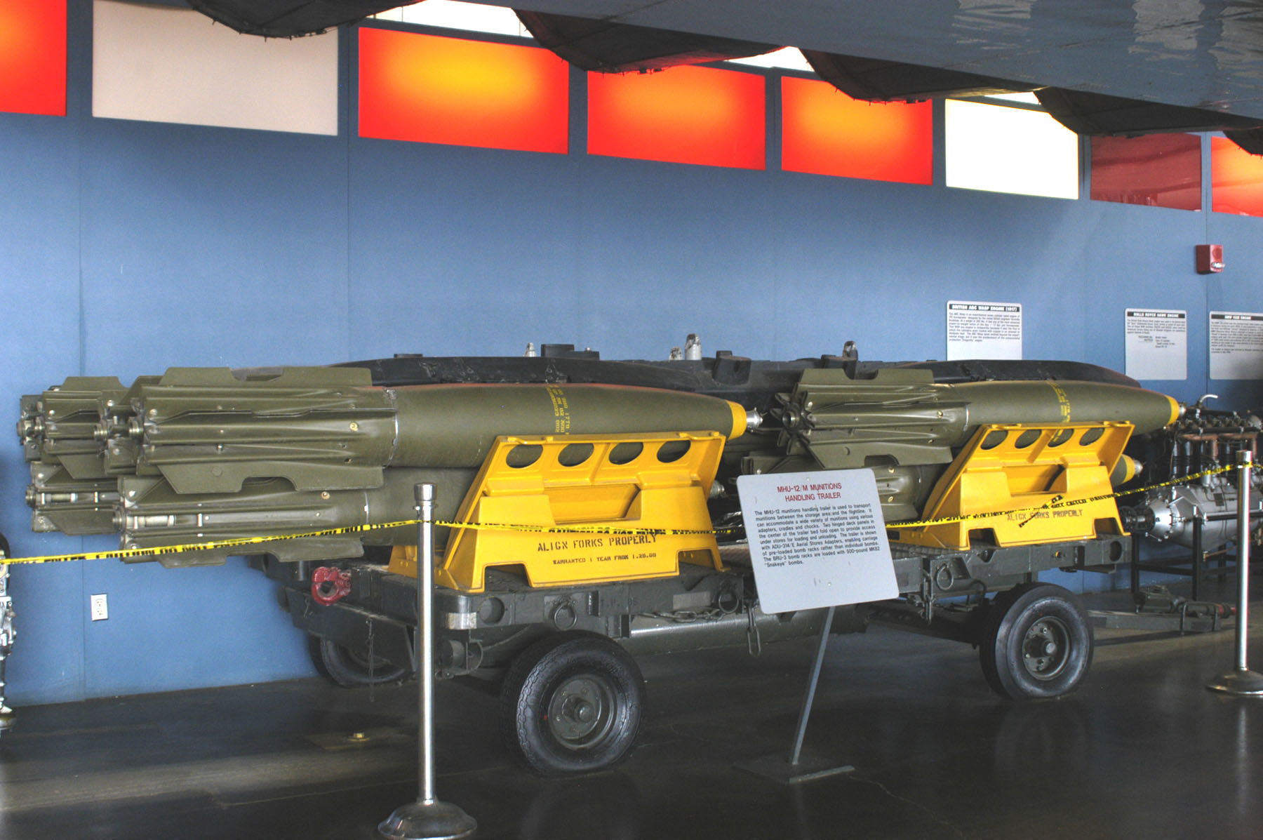 MHU 12/M Munitions Handling Trailer gt National Museum of the United