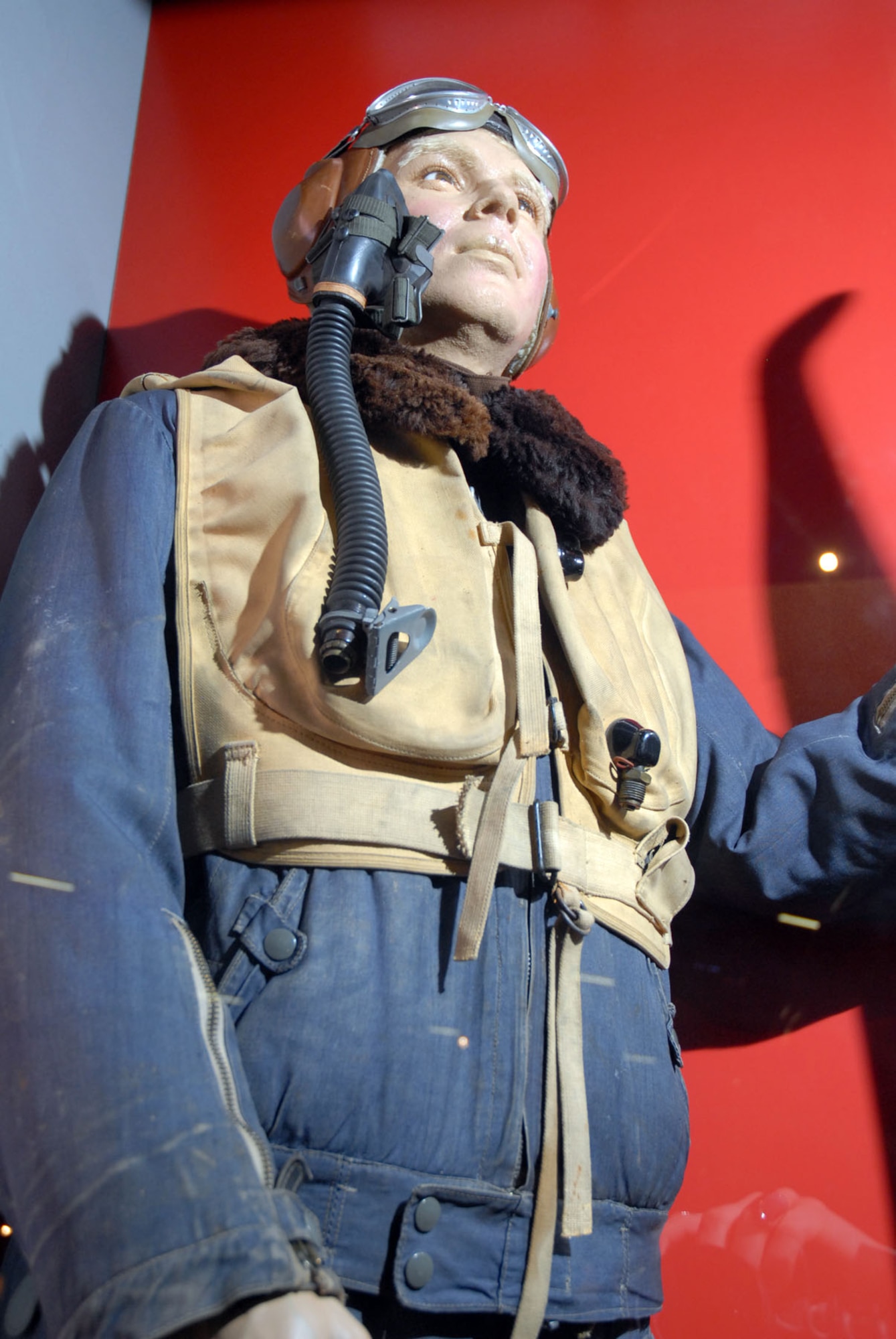 DAYTON, Ohio - The Luftwaffe portion of the WWII: Airmen in a World at War exhibit in the World War II Gallery at the National Museum of the U.S. Air Force. (U.S. Air Force photo)