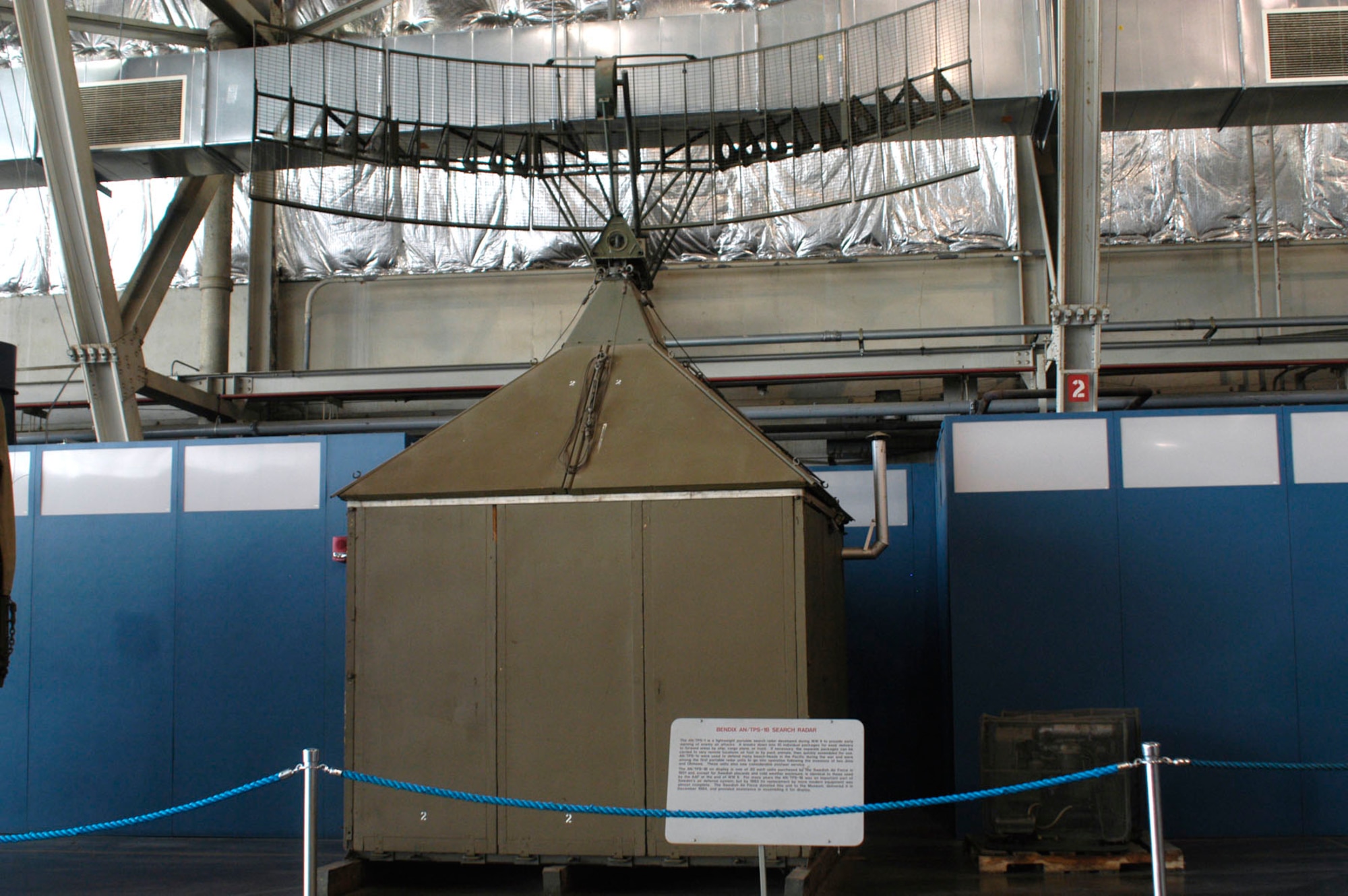 DAYTON, Ohio -- Bendix AN/TPS-1B Search Radar at the National Museum of the United States Air Force. (U.S. Air Force photo)