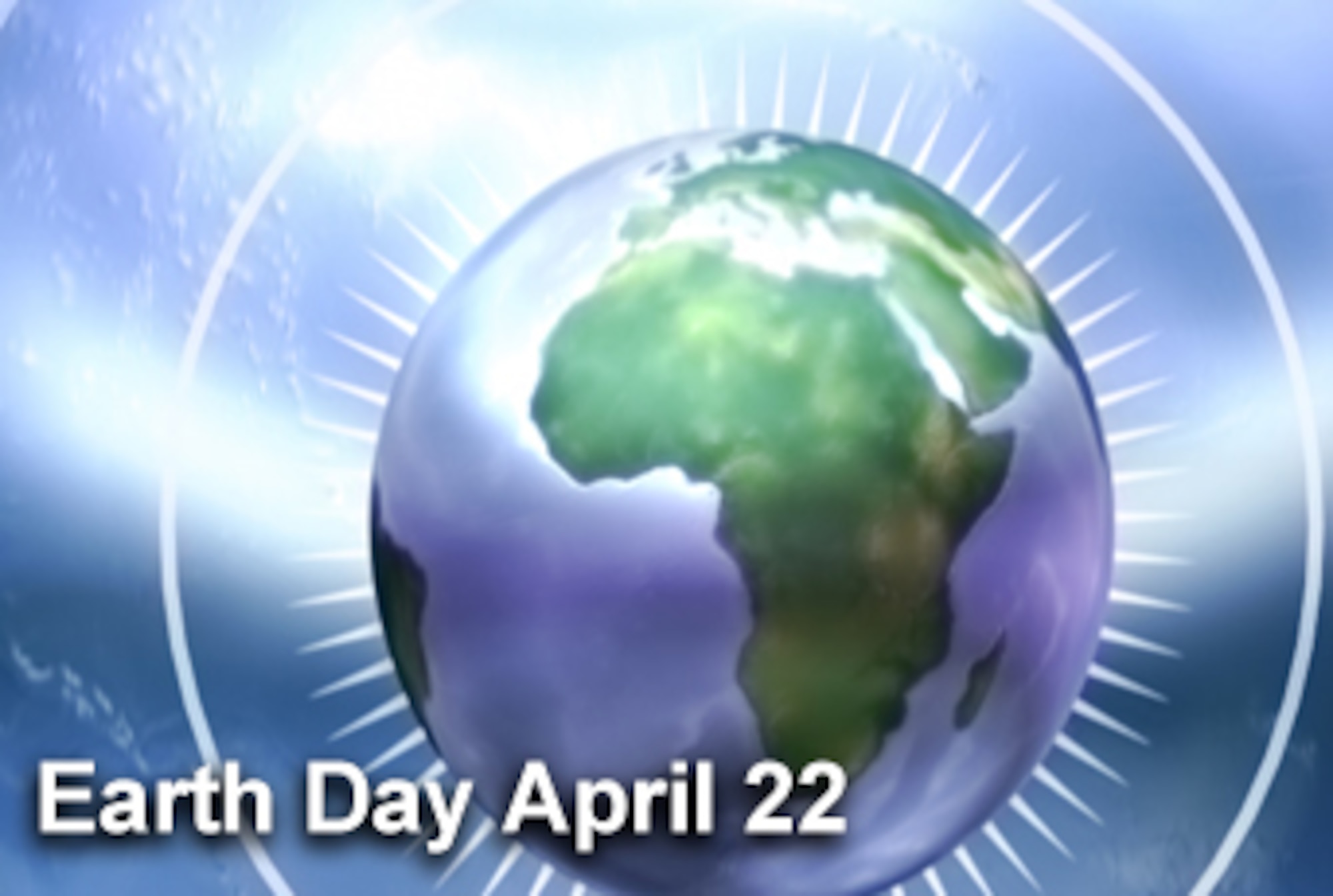 Blue suitors can celebrate Earth Day April 22 with the knowledge that they play an important role in keeping the world green. (U.S. Air Force graphic/Mike Carabajal)