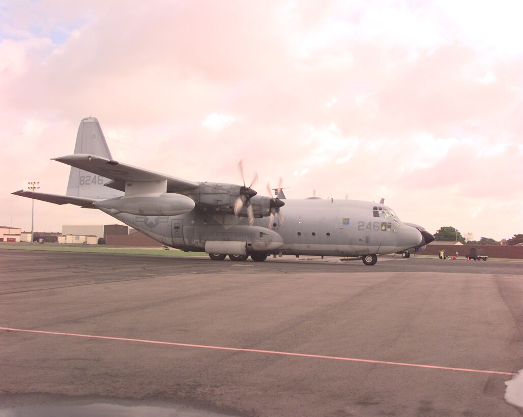 U.S. Marine Corps KC-130 (DoD File Photo by Senior Airman  Greg L. Davis, USAF)