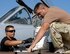 Tech. Sgt. Roderic Ventresca, left, and Staff Sgt. Mitch Rice, load 30-mm bullets into an A-10 Thunderbolt II at Bagram Airfield, Afghanistan, June 14, 2006. The Air Force reservists are two of the more than 300 Citizen Airmen from the 442nd Fighter Wing who are eligible to wear the Air Force Meritorious Unit Award for being part of the 455th Air Expeditionary Wing supporting Operation Enduring Freedom in 2006.  Members of the 442nd are based at Whiteman Air Force Base, Mo. (US Air Force photo/Maj. David Kurle)