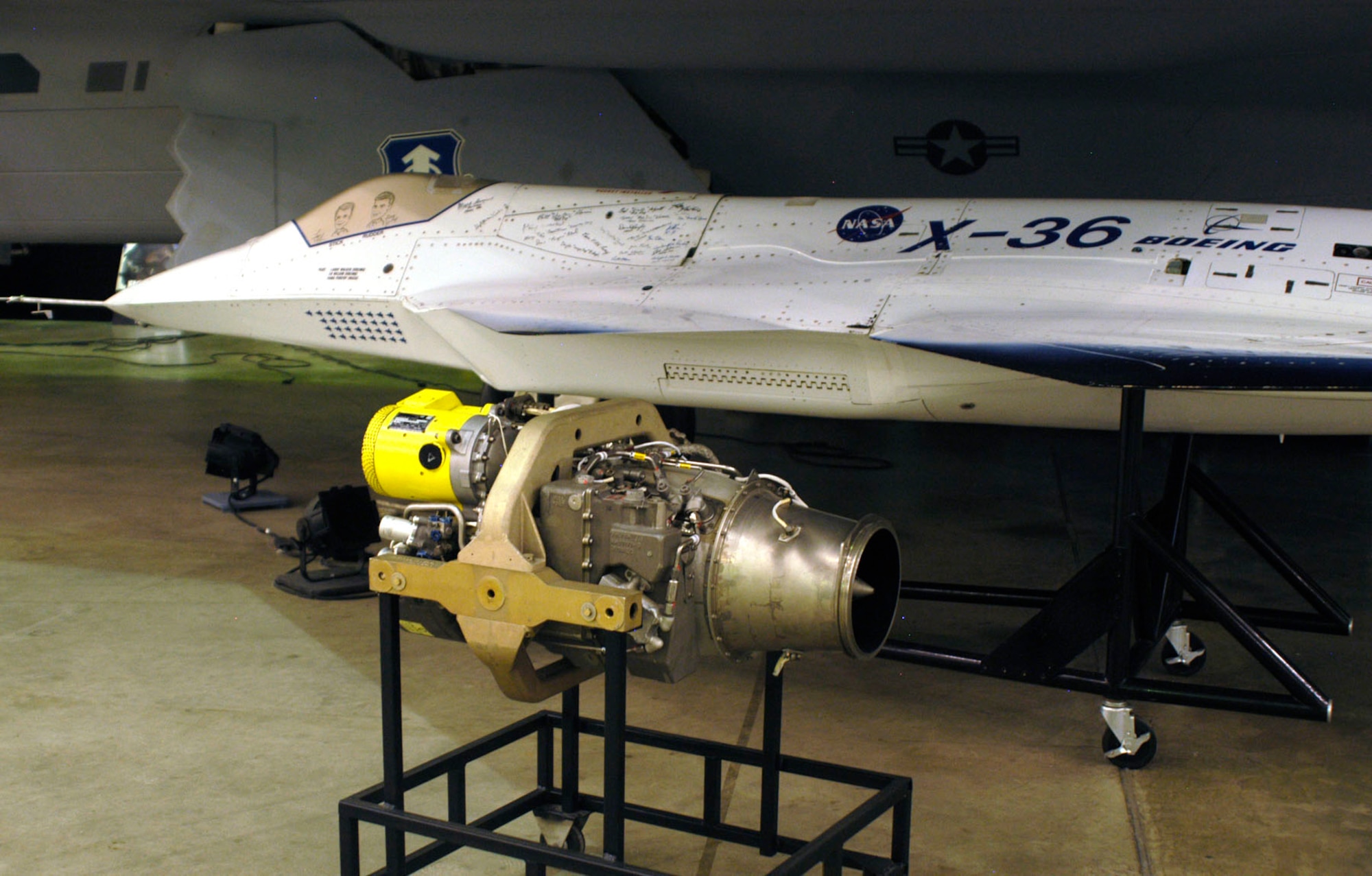 DAYTON, Ohio -- Williams International F112-WR-100 on display at the National Museum of the United States Air Force. (U.S. Air Force photo)