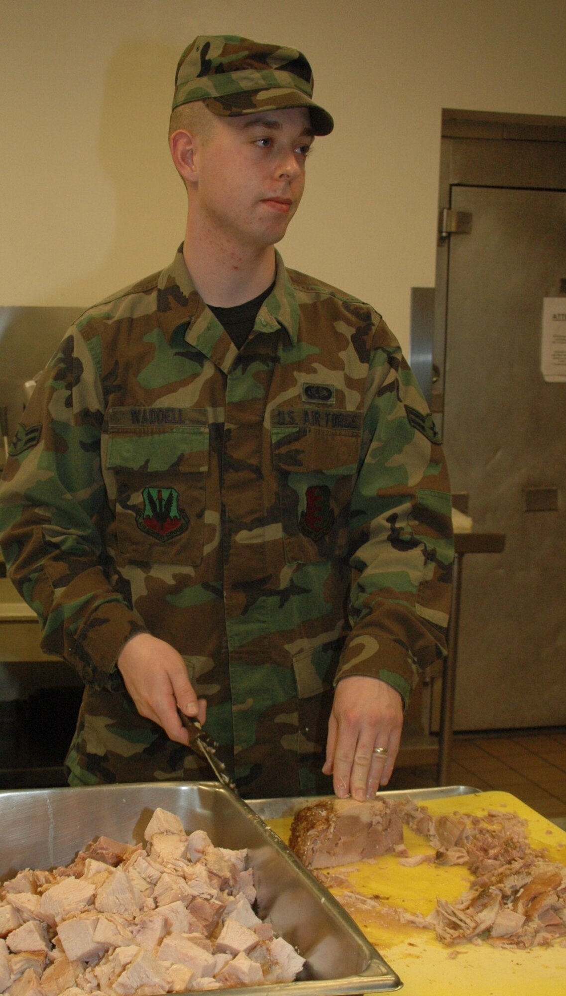 Airman 1st Class Mitch Waddell, 28th Services Squadron shift leader