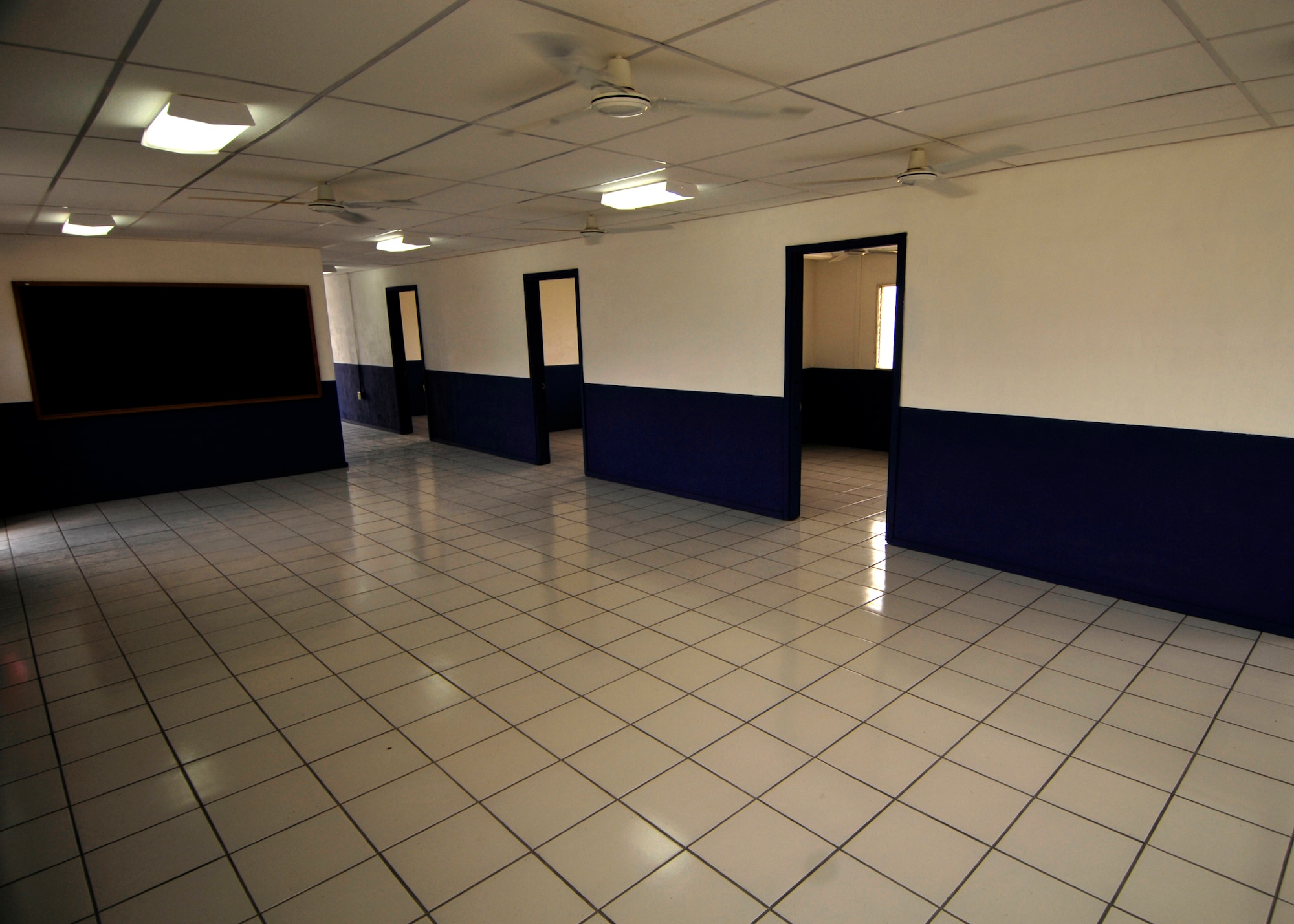 This is the inside of a five-room clinic, which is one of the New Horizons - Nicaragua 2007 project sites. (U.S. Air Force photo/Staff Sgt. Jason Bailey)