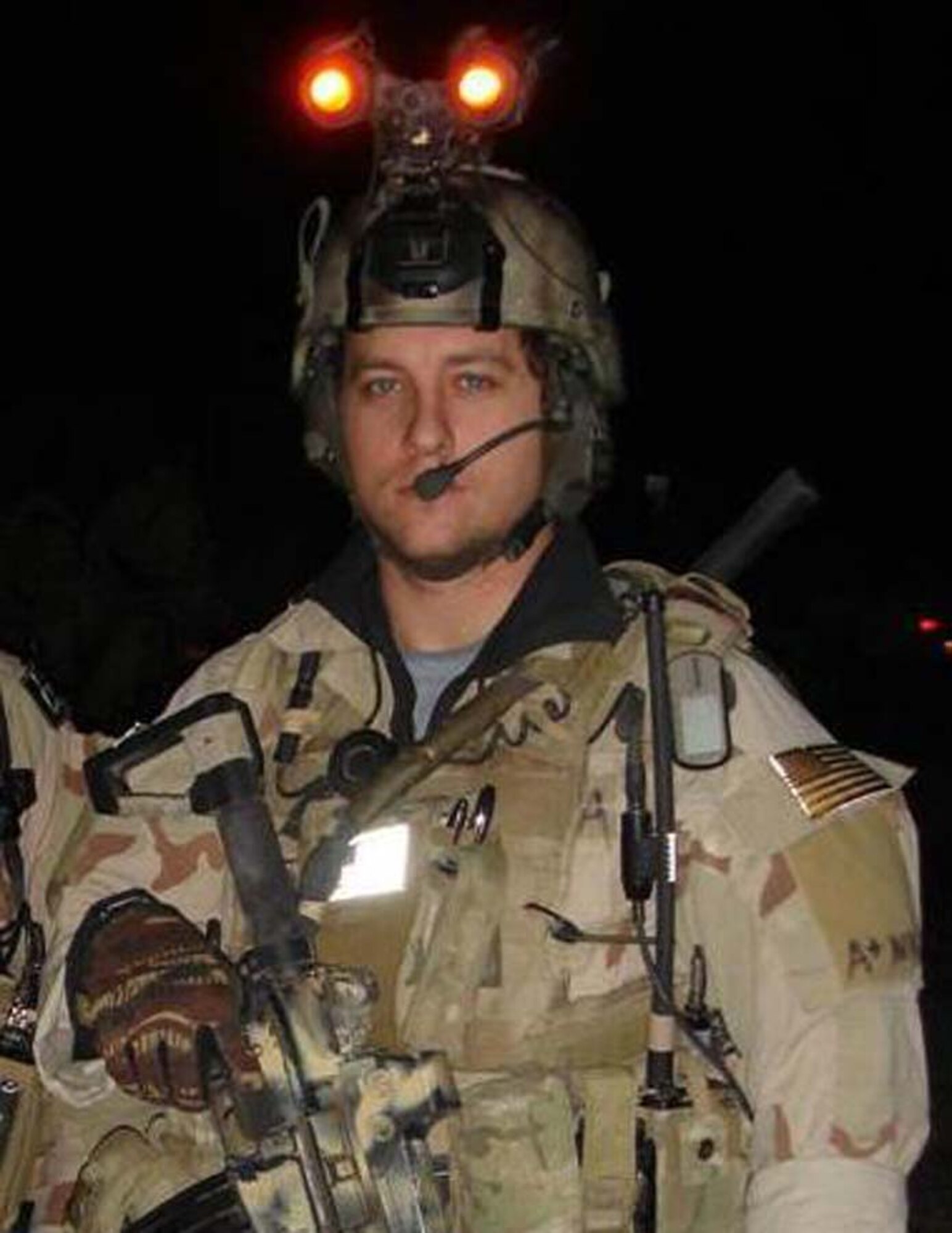 Senior Airman David Orvosh, 21st Special Tactics Squadron, is a combat controller who was the sole Airman attached to a U.S./Iraqi special forces team as a combat advisor. He trained an Iraqi counter-terror unit by holding classes, rehearsals and led 24 strategic combat missions. During a raid of Sadr City, Airman Orvosh guided AC-130 fire into dense, urban terrain with no collateral damage. (Courtesy photo)