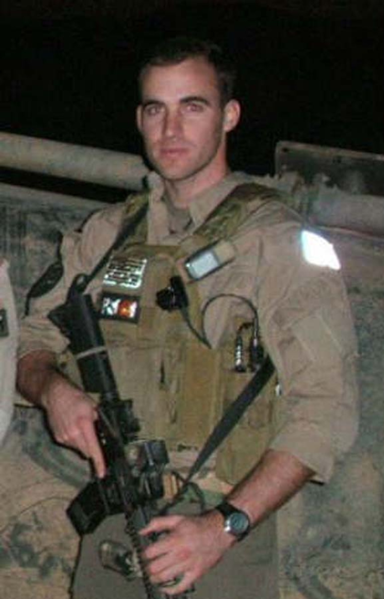 Staff Sgt. Jonathan McCoy, 24th Special Tactics Squadron, is a pararescuemen and was named the 2006 NCO of the Year for Pope Air Force Base, N.C., and has been decorated with two Bronze Stars, one with valor. He developed integrated strike aircraft, helicopter tactics, maximizing complimentary capabilities on 50 aircraft sorties. He also led a joint team in improvised SCUBA search techniques. (Courtesy photo)