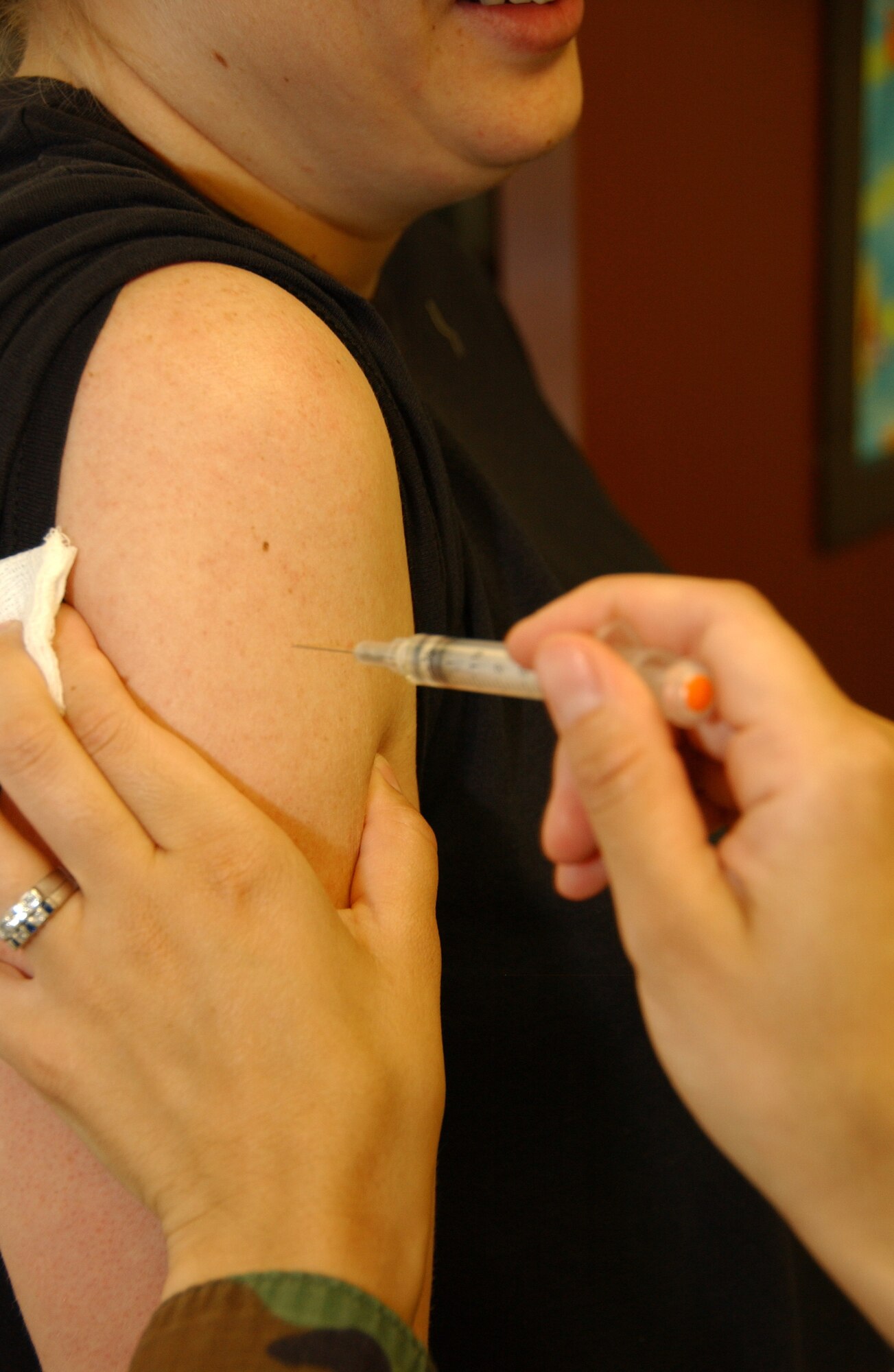 EIELSON AIR FORCE BASE, Alaska --  August marks National Immunization Awareness Month. Not only is being deployment-ready imperitive for military members, keeping track of vaccines, and getting vaccinated, is ubiquitous with a healthy community, families and selves. (U.S. Air Force photo by Airman 1st Class Christopher Griffin)(Released)