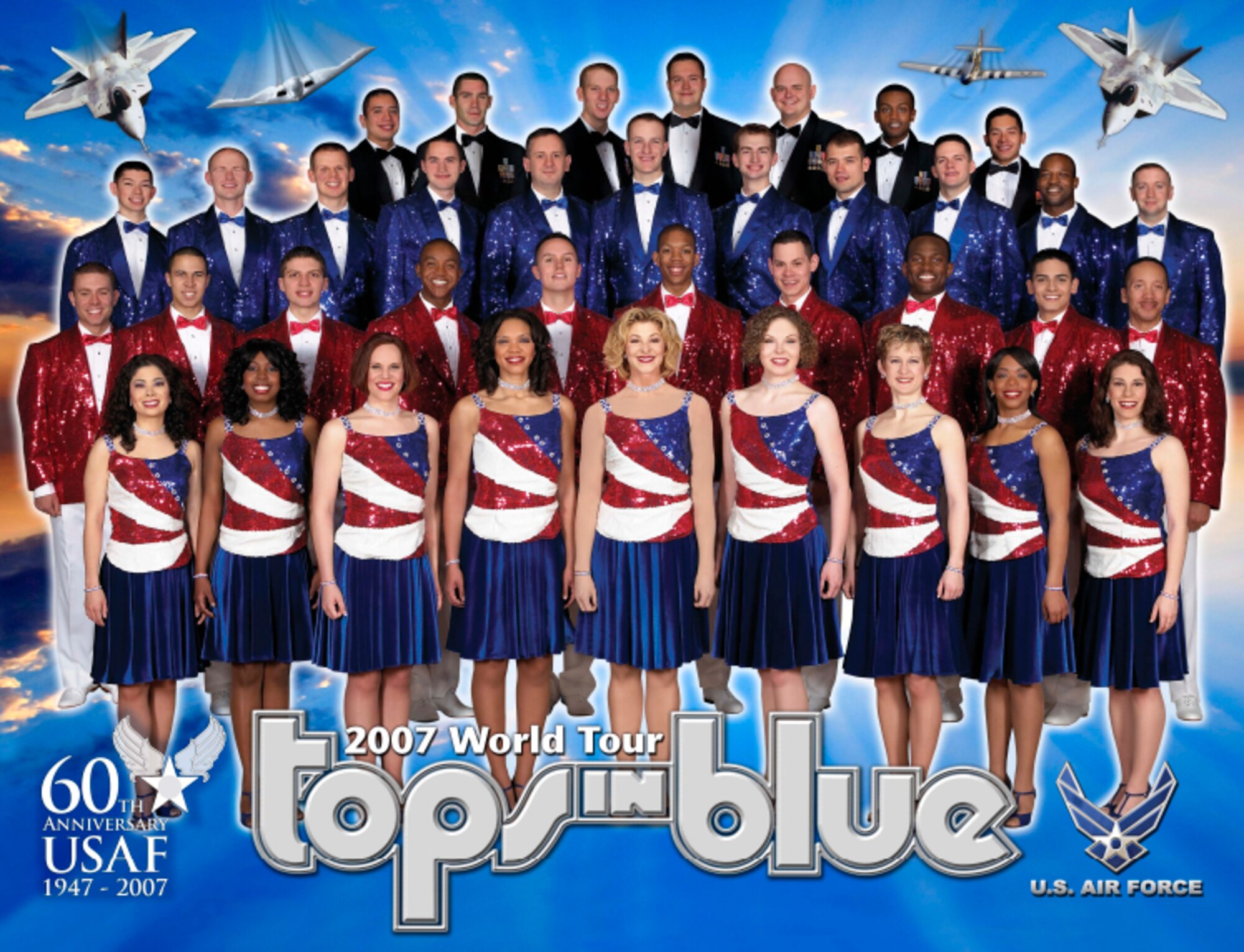 Air force tops in blue online