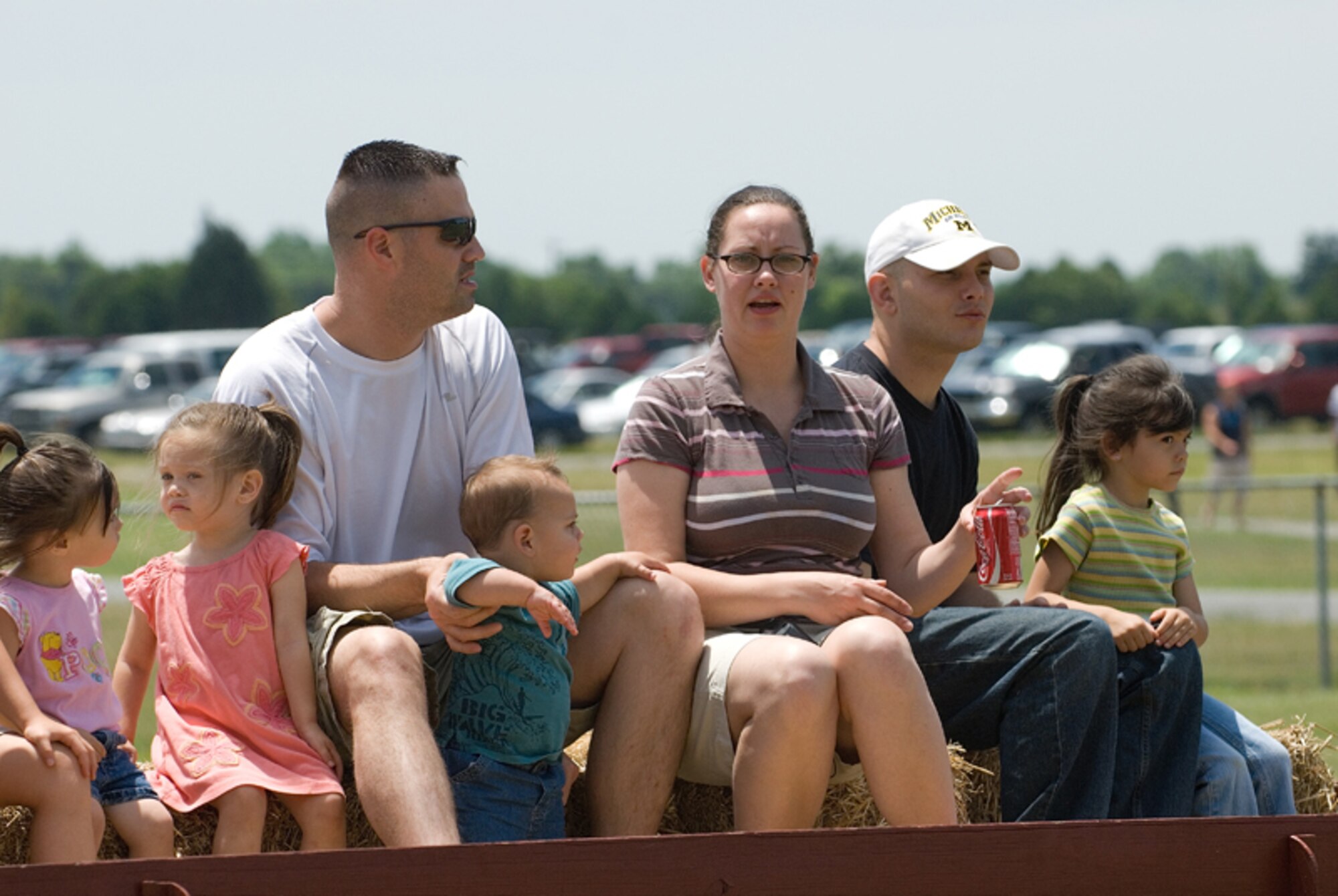 Team Dover members relax during the 2007 Wing Picnic here. While Dover Airmen exemplify the warrior ethos, events like the wing picnic celebrate and recognize the essential support Airmen receive from their families. (U.S. Air Force photo/Roland Balik)