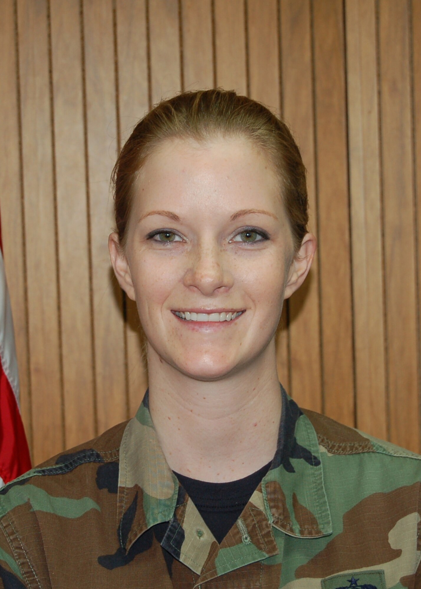 SPANGDAHLEM AIR BASE, Germany -- Staff Sgt. Rebecca Ludemann, air traffic controll watch supervior from the 52nd Operational Support Squadron, has been named the 52nd Fighter Wing's Top Saber Performer for the week of Aug. 3 - 9. (US Air Force photo/Capt. Kevin Coffman)