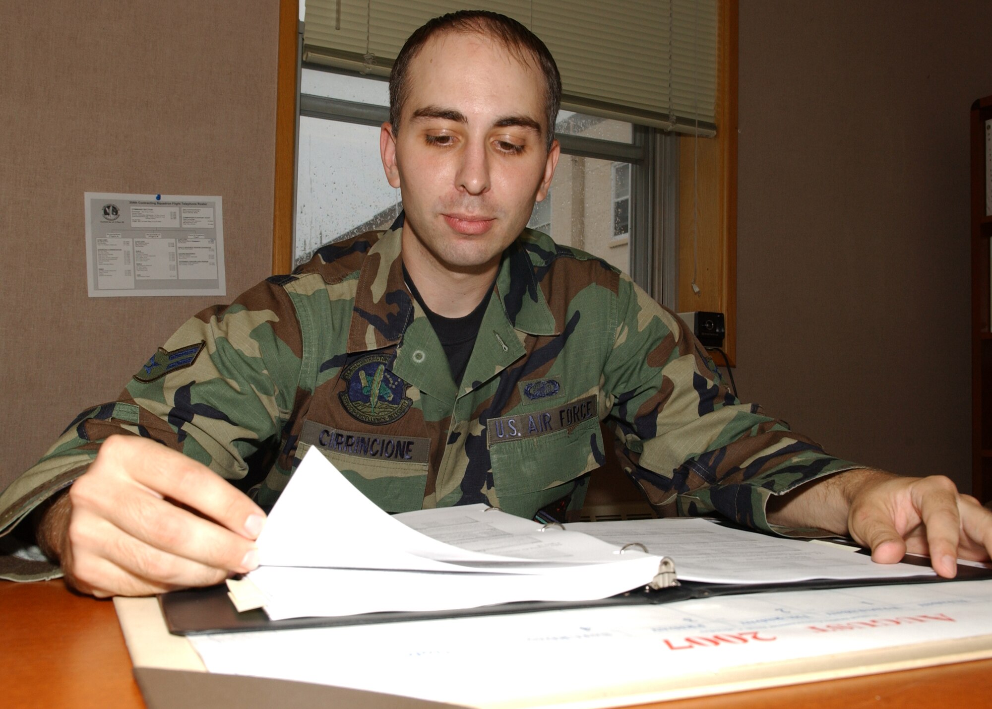 EIELSON AIR FORCE BASE, Alaska--Airman 1st Class Philip Cirrincione, 354th Contracting Squadron contract administrator, is the Hall of Famer for the week of Aug. 10 through Aug. 16. (U.S. Air Force photo by Airman 1st Class Jonathan Snyder)                  