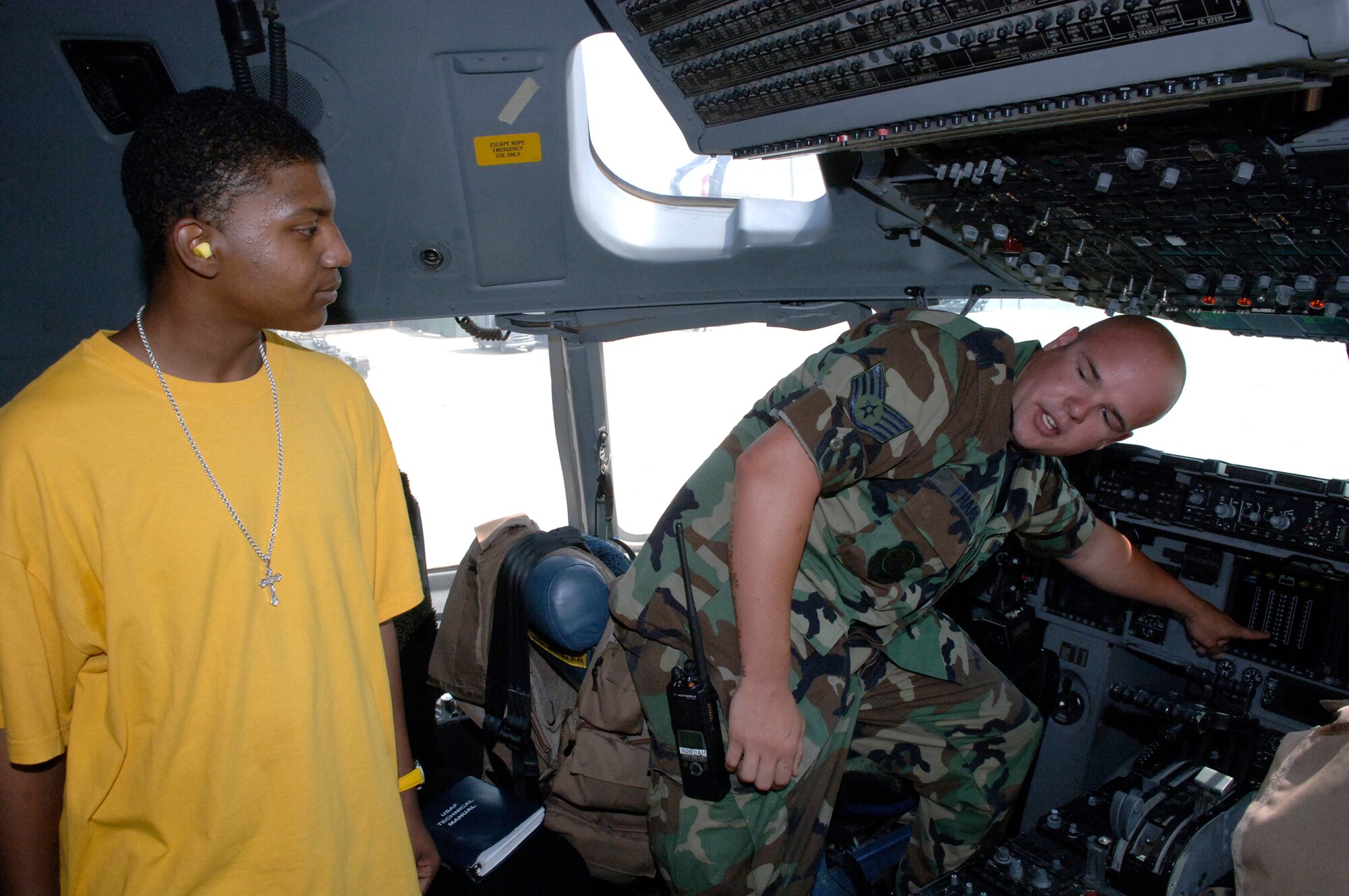 Airmen and family members of the 728th Air Mobility Squadron braved the heat July 28 to participate in the 728th AMS family day. 