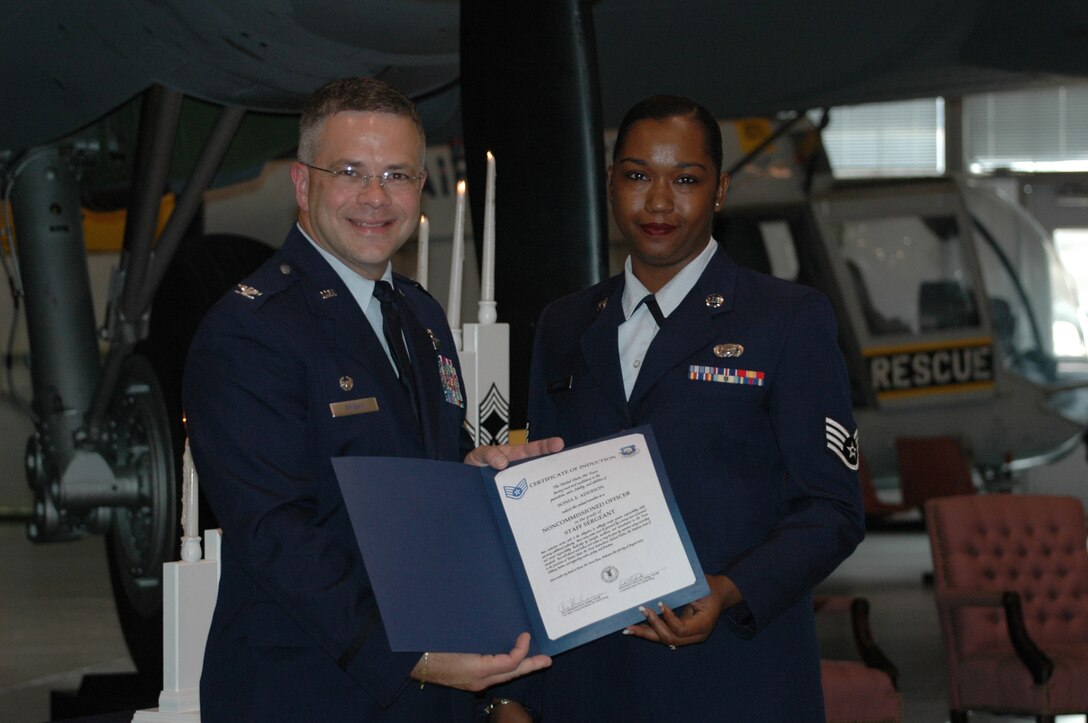 DOVER AIR FORCE BASE, Del. -- NCO Induction Ceremony - Aug. 5, 2007 (U.S. Air Force photo/Senior Airman Andria J. Allmond)