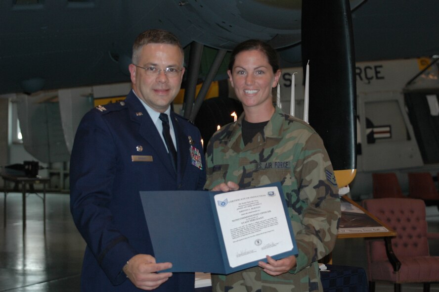 DOVER AIR FORCE BASE, Del. -- NCO Induction Ceremony- Aug. 5, 2007 (U.S. Air Force photo/Senior Airman Andria J. Allmond)