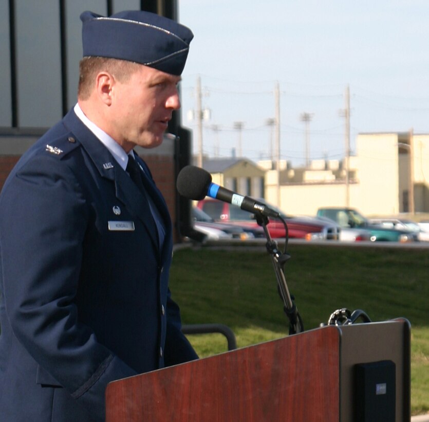 Col. Jeffrey Kendall is set to move off to the East Coast for another assignment after serving two years as the commander of the 80th Flying Training Wing and the Euro-NATO Joint Jet Pilot Training Program. Colonel Kendall will relinquish command during a ceremony Aug. 10. Col. David Petersen will take command. (U.S. Air Force photo/Bill Thornton)
