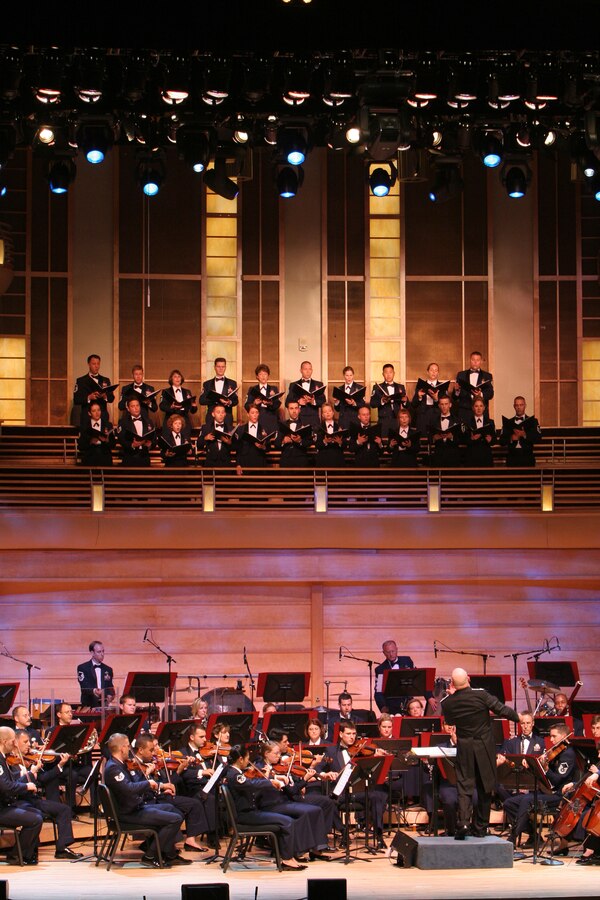 The official chorus of the United States Air Force, the Singing Sergeants performed a musical setting of the poem High Flight during a gala concert celebrating the 60th Anniversary of the Air Force. The program was produced for national broadcast and will air on public television stations across the United States on Veteran's Day 2007. The live performance took place on June 30 at the Music Center at Strathmore in Bethesda, Md.