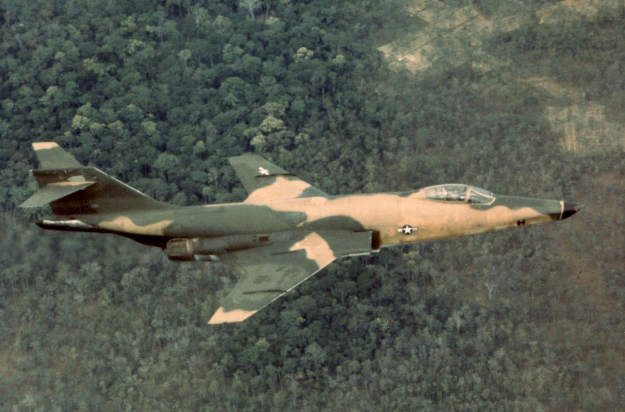 McDonnell RF-101C in flight over Vietnam in May 1967. (U.S. Air Force photo)