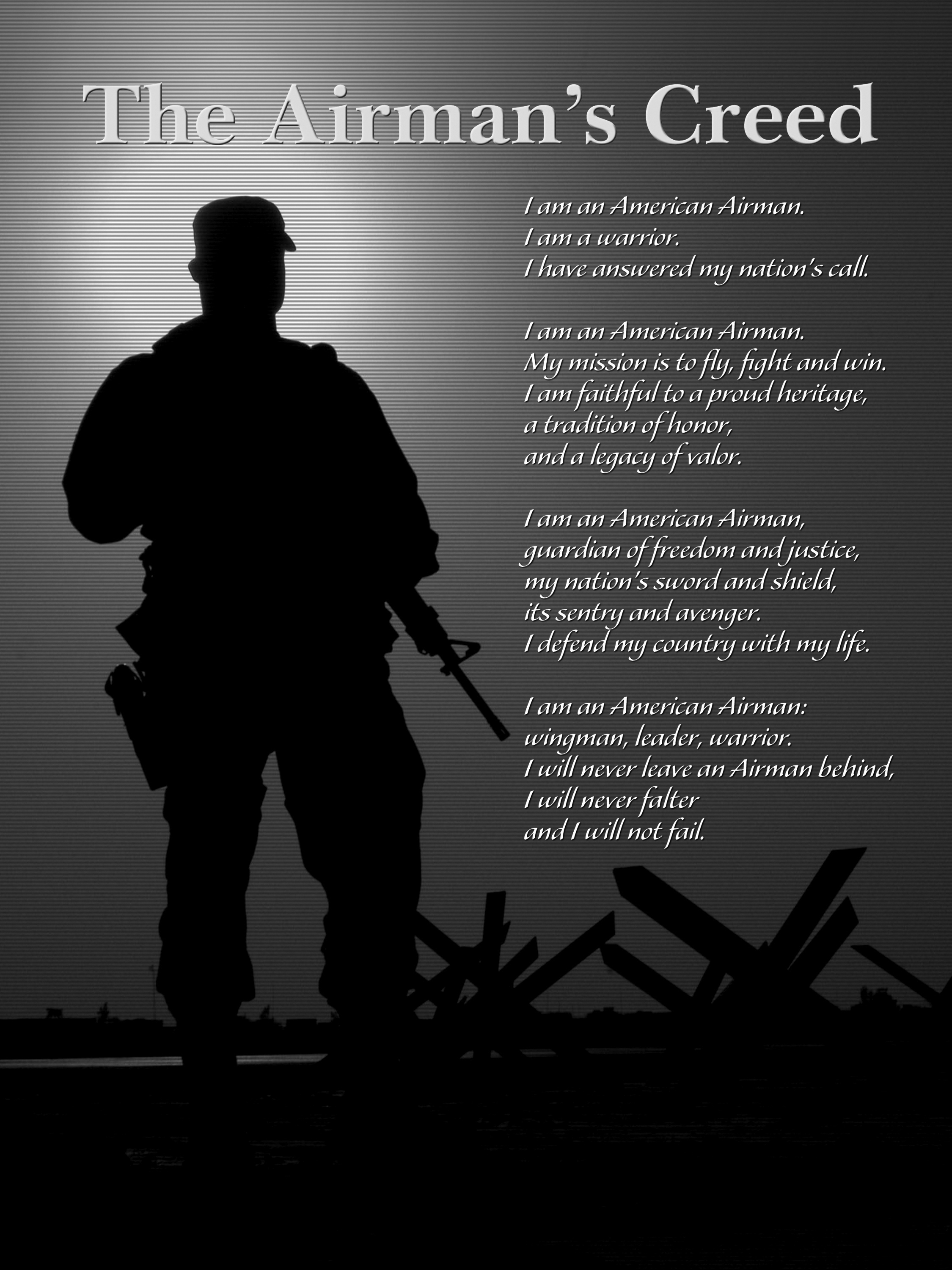 Airman's Creed Poster 2
