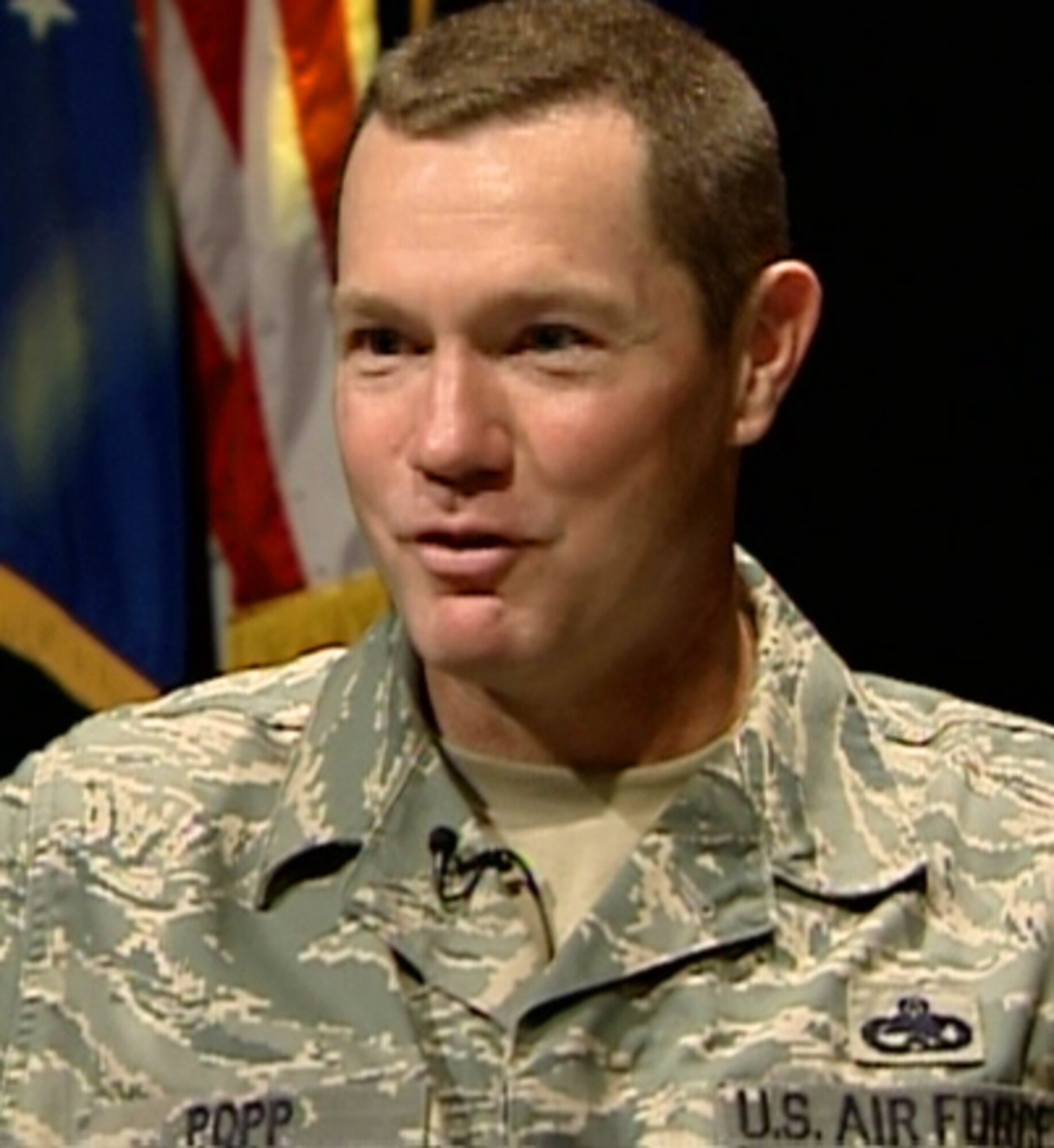 Chief Master Sgt. David Popp, Air Combat Command command chief since March 2005, is slated to become superintendent of AMC’s Inspector General team.  (U.S. Air Force photo) 