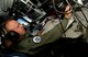 ANDERSEN AFB, GUAM - 1st Lt. Christopher Johnson, from the 905th Air Refueling Squadron, Grand Forks, N.D., assists the pilots of a KC-135 Stratotanker during Valiant Shield, Aug. During the exercise, U.S. Air Force aircraft and personnel from stateside bases and Kadena Air Base, Japan, work together as part of an expeditionary air wing based at Andersen AFB, Guam. Andersen AFB will also be the beddown location for approximately 64 U.S. Air Force and 29 U.S. Navy aircraft, plus transient aircraft, during Valiant Shield. Valiant Shield 07, the largest joint exercise in recent history, includes 30 ships, more than 280 aircraft and more than 20,000 service members from the Navy, Marine Corps, Air Force and Coast Guard. (U.S. Air Force photo by Senior Airman Miranda Moorer) 