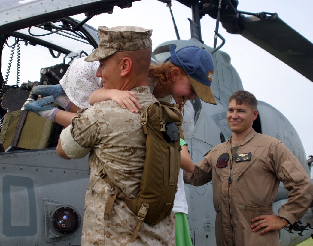 The 24th Marine Expeditionary Unit was activated during a ceremony at William P.T. Hill Field, Marine Corps Base  Camp Lejeune, N.C., Aug. 10.  During the event the MEU Support Elements, comprising of the Battalion Landing Team, 1st Battalion, 6th Marine Regiment; Air Combat Element Marine Medium Helicopter Squadron 365 (Reinforced) and Combat Logistics Battalion 24 joined the Command Element on the parade deck with their equipment in a display of the 24th MEU's warfighting ability. After the display family of the Command Element and the MSEs were invited to get an up close shot at the equipment the 24th MEU is going to be using while deployed.