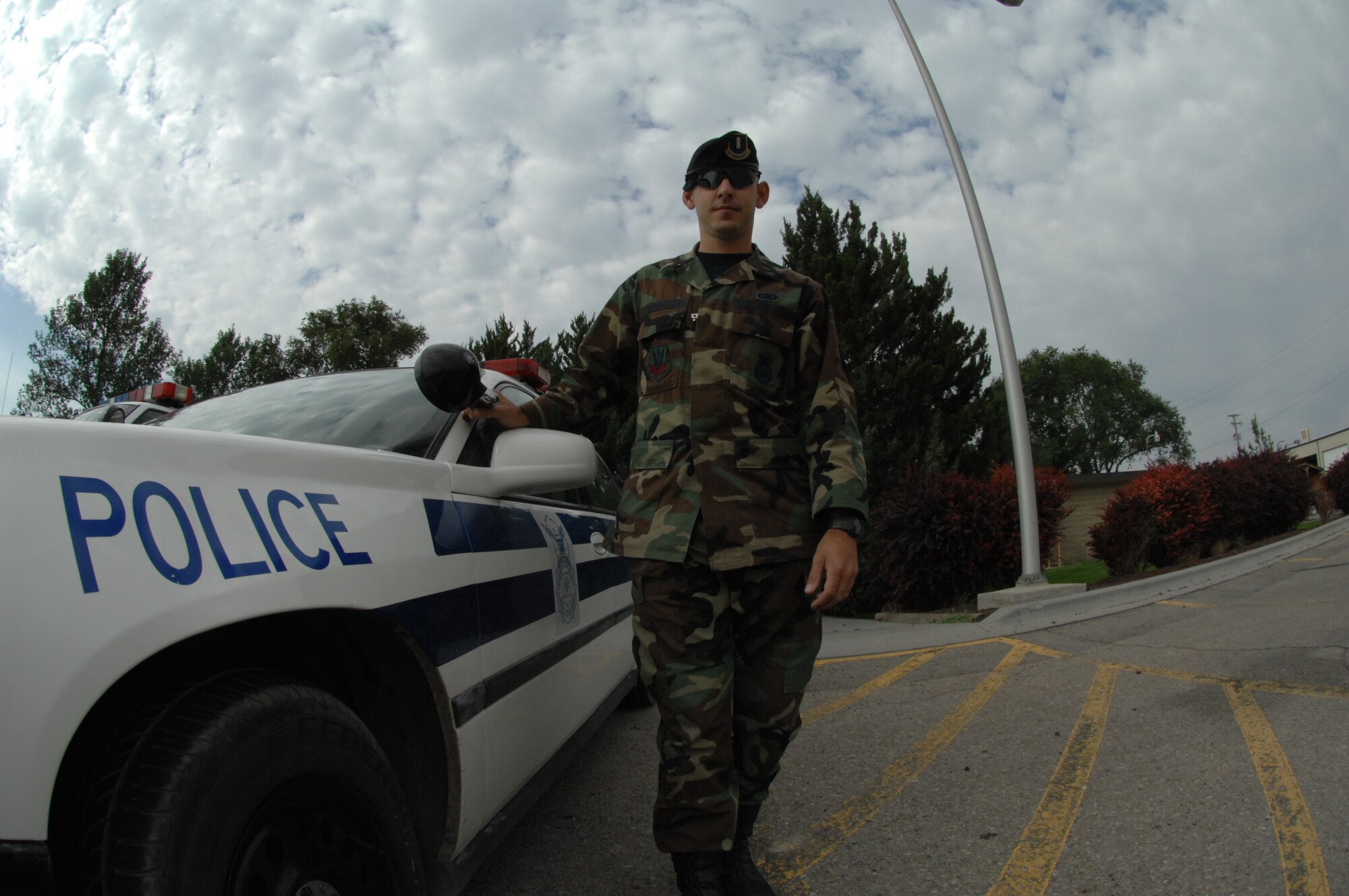 MOUNTAIN HOME AIR FORCE BASE, Idaho -- As the logistics flight commander for the 366th Security Forces Squadron, 2nd Lt. Daniel Minnocci ensures his squadron’s defenders have the equipment needed to provide law enforcement and security response services to the base community. He also manages and coordinates security forces mobility requirements to ensure these people are prepared to meet the high operations tempo while supporting the Global War on Terror. (U.S. Air Force photo/Airman 1st Class Dana Hill) 