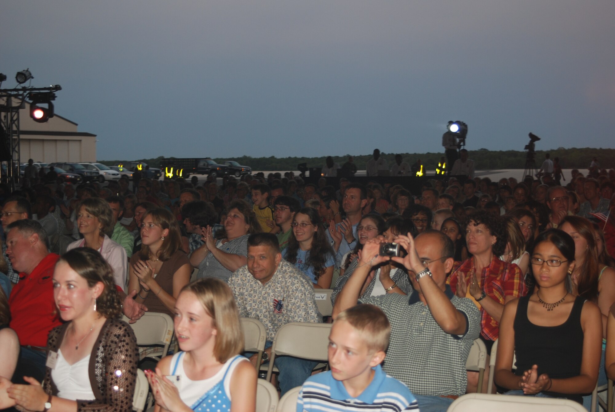 Tops in Blue gave a two-hour performance Tuesday, commemorating the Air Force's 60th anniversary. Tops In Blue serves as an expeditionary entertainment unit to provide quality entertainment from within Air Force resources for the Air Force family.