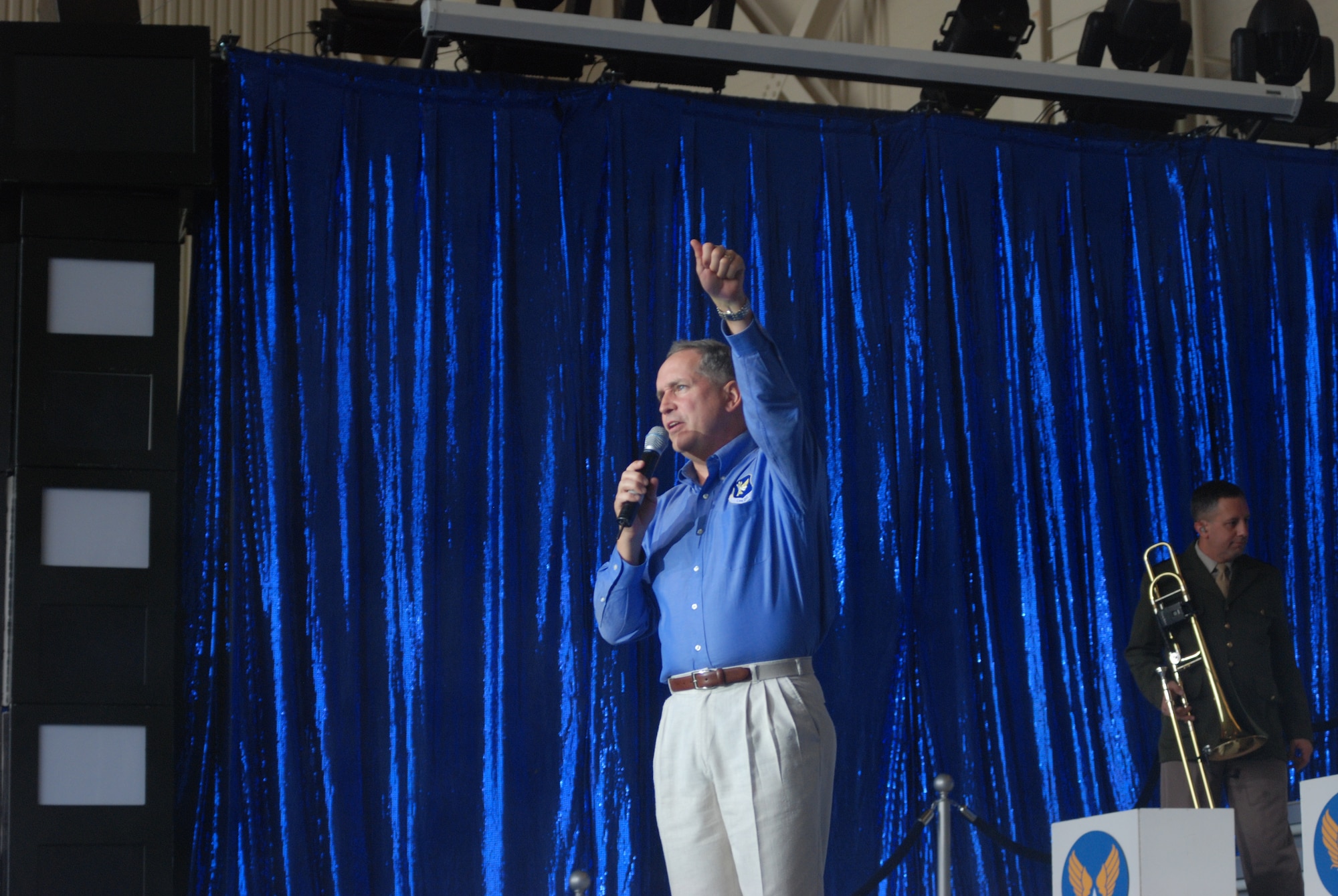 Tops in Blue gave a two-hour performance Tuesday, commemorating the Air Force's 60th anniversary. Tops In Blue serves as an expeditionary entertainment unit to provide quality entertainment from within Air Force resources for the Air Force family.