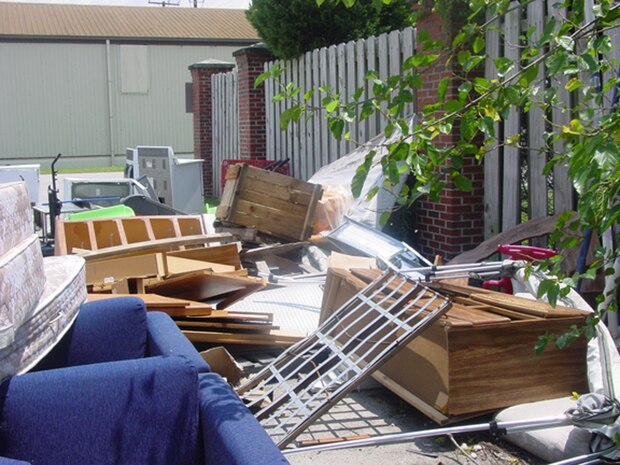 Areas on base where illegal dumping is occurring will be surveyed more regularly.  Charleston AFB has several programs readily available for Airmen to prevent these occurrences.