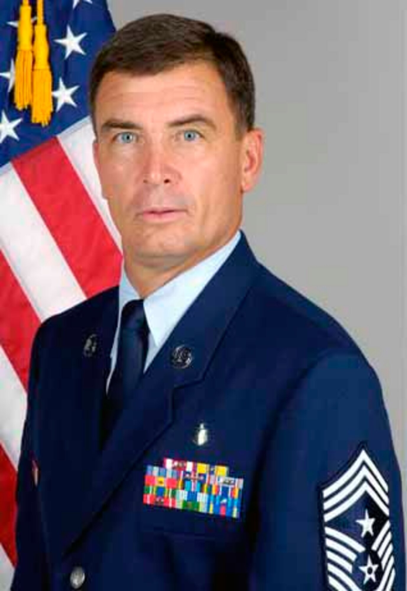 552nd Air Control Wing Command Chief Master Sgt. James Foltz