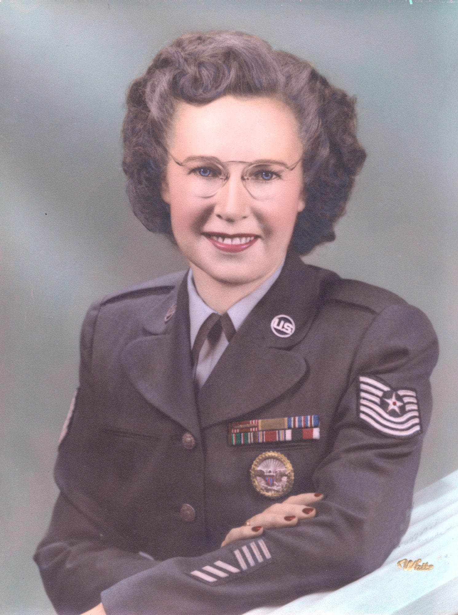 HANSCOM AFB, Mass. -- Retired Chief Master Sgt. Esther MacKay was appointed an honorary Charter Chief during the Chief’s Recognition Ceremony at Hanscom Aug. 10. At 102, Chief MacKay is the oldest Air Force chief master sergeant and is only the third woman to be appointed an honorary Charter Chief.
