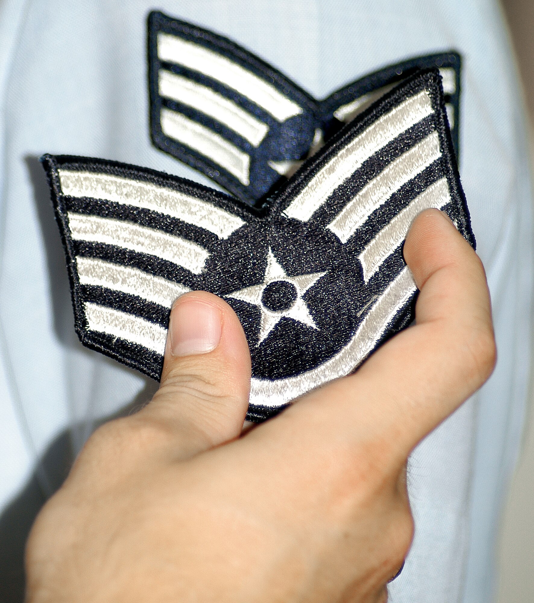 More than 150 senior airmen here found out Wednesday they’ll be promoted to staff sergeant during the next year after the Air Force released its 2007 E-5 promotion list. See page 3 for the list of selectees. (U.S. Air Force Photo/Staff Sgt. Marc Barnes)