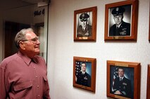 MINOT AIR FORCE BASE, N.D. – Col. (ret.) B.H. Davidson, the first 91st Space Wing commander, visited Minot Air Force Base Aug. 14. Colonel Davis said he was amazed to see how many commanders served as the 91st SW commander after him. Colonel Davidson served as the 91st SW commander (then the 91st Strategic Missile Wing) from June 1968 to July 1969. (U.S. Air Force photo by Senior Airman Christopher Boitz)