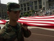 932nd Airlift Wing marches