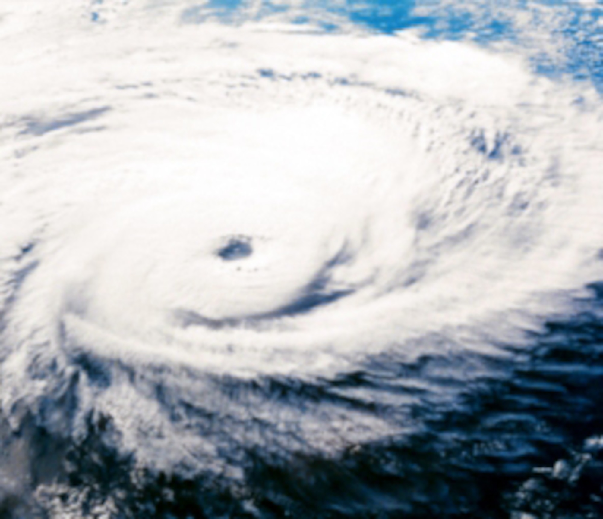 Hurricane Dean as viewed from the International Space Station.  Hurricane Dean is expected to reach Category 5 status before making landfall in the Yucatan Peninsula early Tuesday morning. (Courtesy Photo)