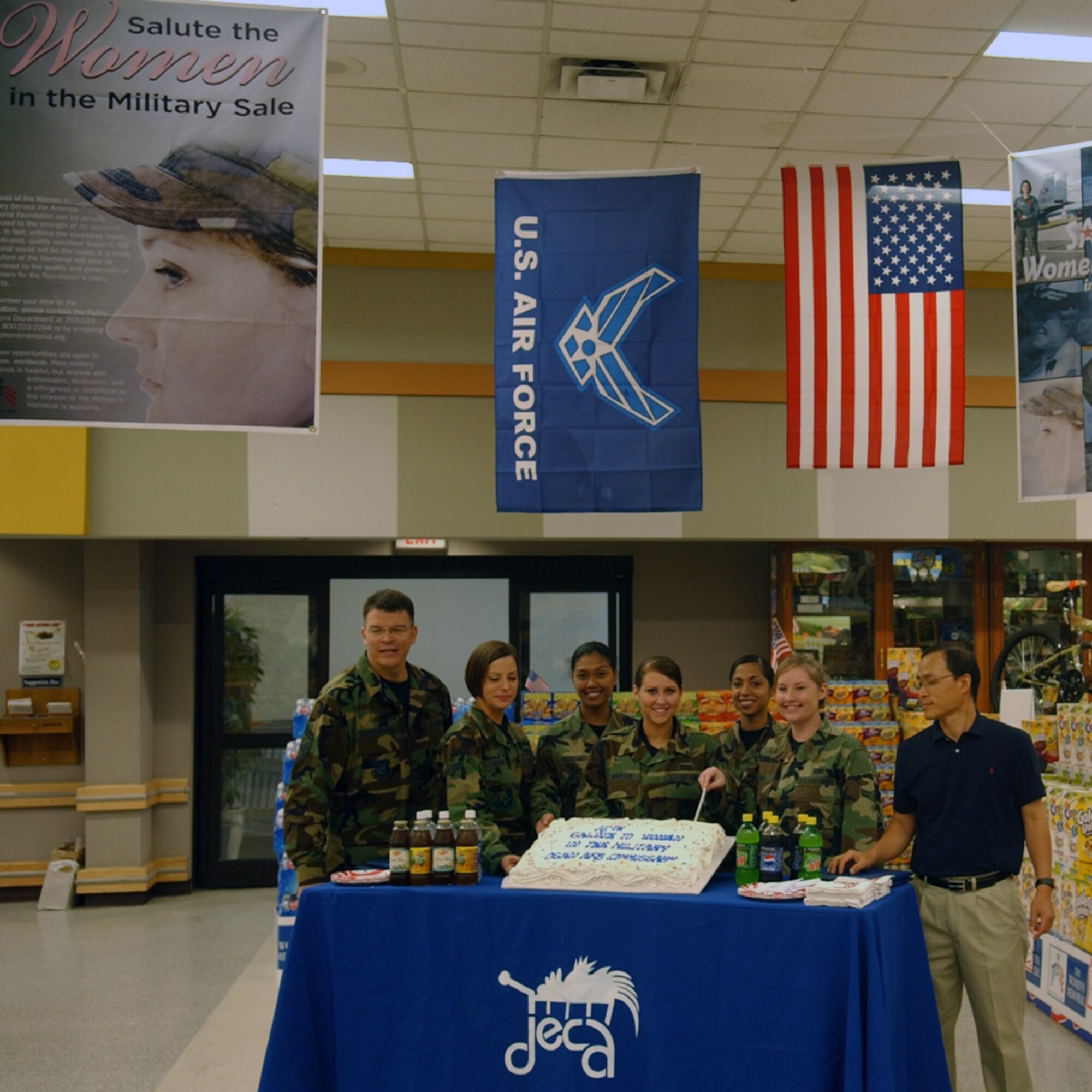 OSAN AIR BASE, Republic of Korea -- Team Osan and the Defense Commissary
Agency honor five female Airmen as part of the 14th annual Women in the
Military program.  The program pays tribute to the contributions women have
made, and continue to make, in today's military.  The five Airmen were
chosen from Osan's Junior Enlisted Council and were presented a certificate
of appreciation, as well as a $25 gift certificate to the base commissary.
(U.S. Air Force photo by Staff Sgt. Christopher Marasky)
