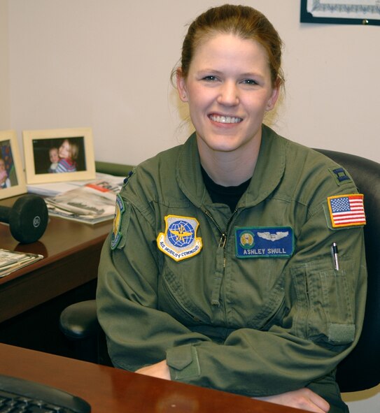 FAIRCHILD AIR FORCE BASE, Wash. -- Capt. Ashley Shull, 92nd Operations Support Squadron executive officer, is this week's Team Fairchild MVP. (U.S. Air Force photo / Airman 1st Class Kali L. Gradishar)