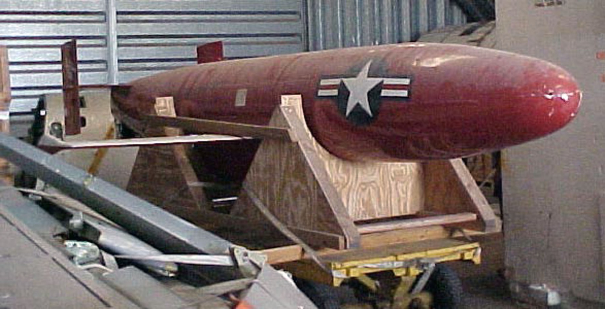 The GAM-67 (Guided Air Missile) was a pilotless drone initially designed as a high altitude target. The Crossbow was powered by a Continental J69 gas turbine and could achieve speeds approaching Mach I. The Crossbow was also capable of being ground launched using a zero length rail system. The GAM-67 was controlled through ground control signals and an onboard autopilot. (U.S. Air Force photo)